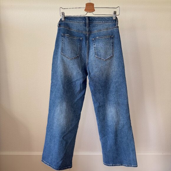Quince Women's Straight Leg Blue Jeans - Picture 3 of 16